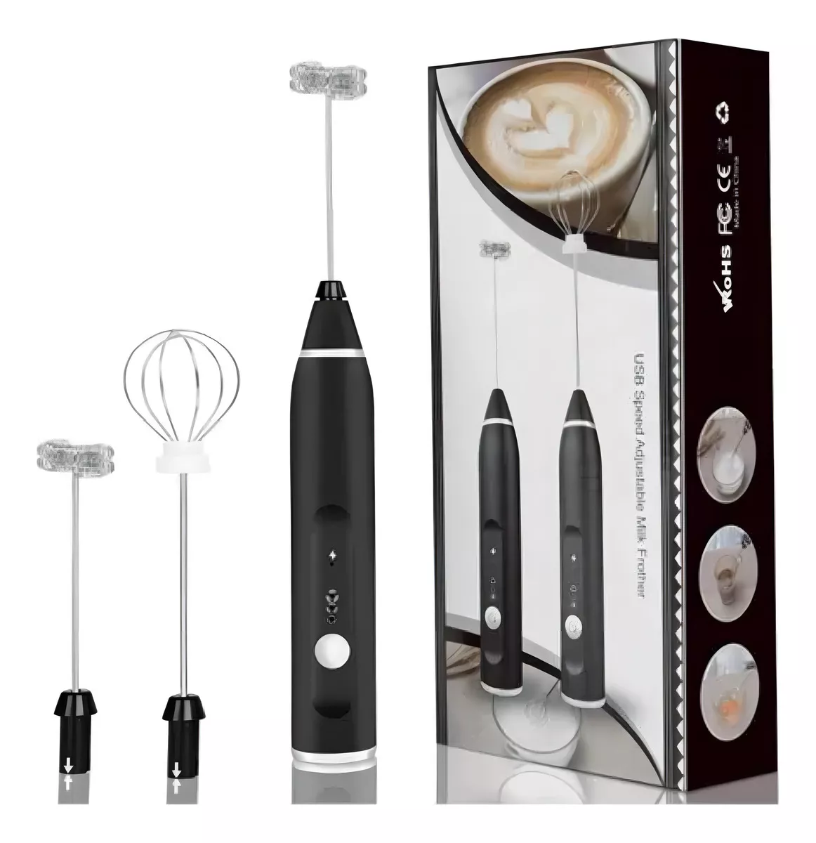 BATIDOR – MEZCLADOR 2 EN 1 RECARGABLE