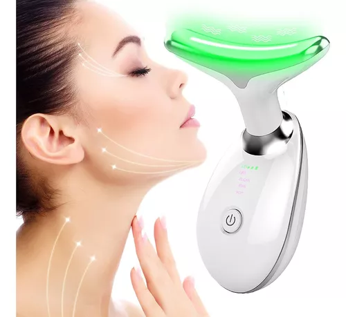 MASAJEADOR FACIAL ARRUGAS PAPADA LUZ LED